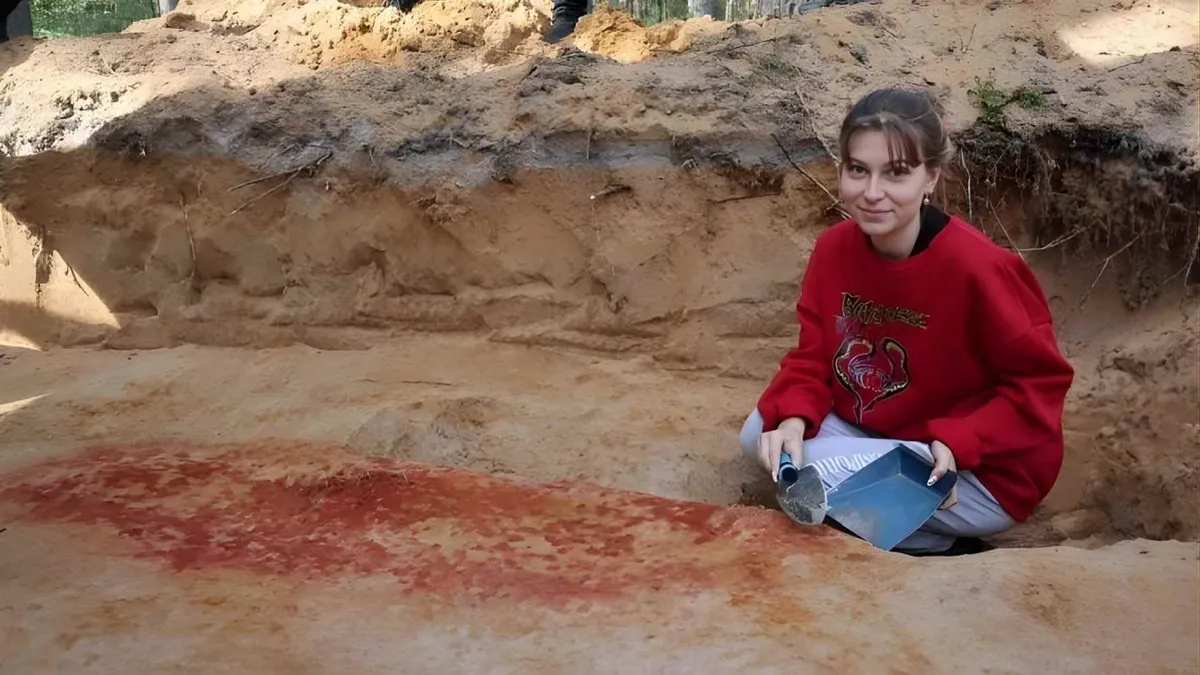 Onthulling van een prehistorische, prestigieuze begrafenis bij het Onega-meer